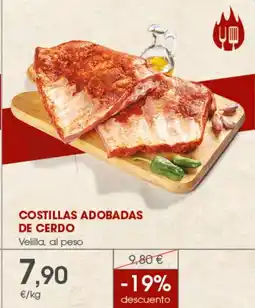 Supermercados Plaza Costillas adobadas de cerdo oferta