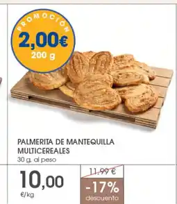 Supermercados Plaza Palmerita de mantequilla multicereales oferta