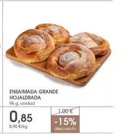 Supermercados Plaza Ensaimada grande hojaldrada oferta