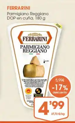 Supermercados Plaza FERRARINI Parmigiano Reggiano DOP en cuña oferta