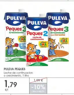 Supermercados Plaza PULEVA PEQUES Leche de continuacion o crecimiento oferta