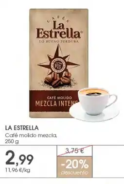 Supermercados Plaza LA ESTRELLA Café molido mezcla oferta