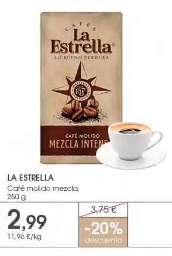 Supermercados Plaza LA ESTRELLA Café molido mezcla oferta