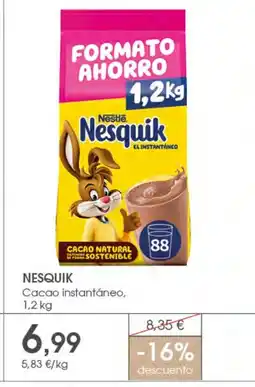 Supermercados Plaza NESQUIK Cacao instantáneo oferta