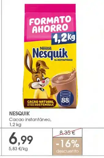 Supermercados Plaza NESQUIK Cacao instantáneo oferta