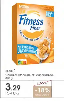 Supermercados Plaza NESTLÉ Cereales Fitness 0% azúcar añadido oferta