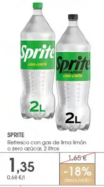 Supermercados Plaza SPRITE Refresco con gas de lima limón o zero azúcar oferta