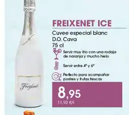 Supermercados Plaza FREIXENET ICE Cuvee especial blanc D.O. Cava oferta