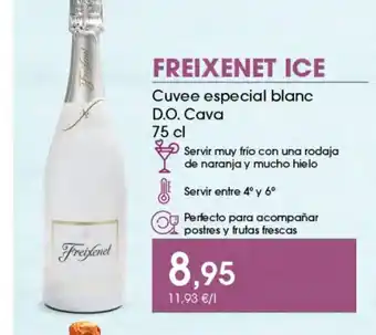 Supermercados Plaza FREIXENET ICE Cuvee especial blanc D.O. Cava oferta