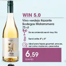 Supermercados Plaza WIN 5.0 Vino verdejo frizzante Bodegas Matarromera oferta