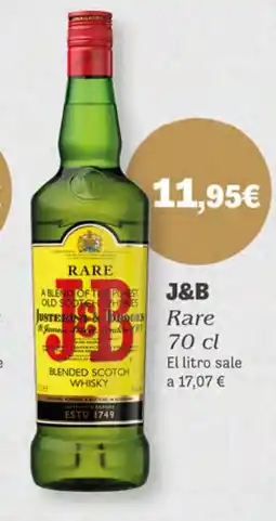 Supermercados Plaza J&B Rare oferta