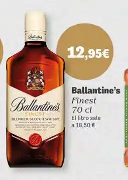 Supermercados Plaza BALLANTINE'S Finest oferta