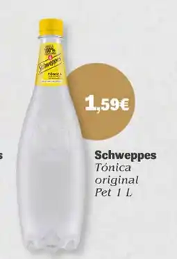 Supermercados Plaza SCHWEPPES Tónica original oferta