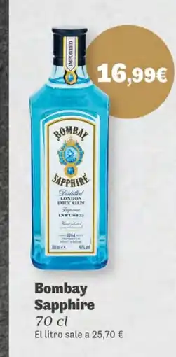 Supermercados Plaza BOMBAY SAPPHIRE oferta