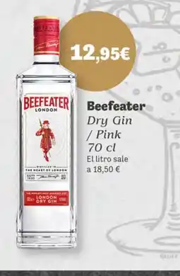 Supermercados Plaza BEEFEATER Dry Gin/PInk oferta
