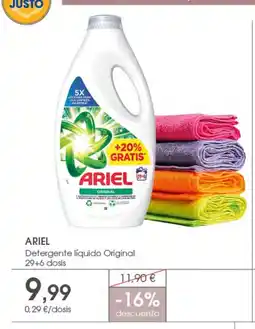 Supermercados Plaza ARIEL Detergente líquido Original oferta