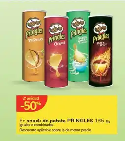 Carrefour Express PRINGLES En snack de patata oferta