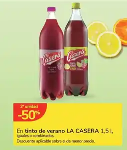 Carrefour Express LA CASERA En tinto de verano oferta