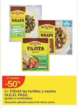 Carrefour Express OLD EL PASO En todas las tortillas y nachos oferta