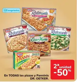 Carrefour Market DR. OETKER En todas las pizzas y Panninis oferta