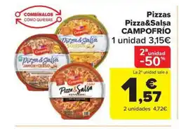 Carrefour Market CAMPOFRÍO Pizzas Pizza & Salsa oferta