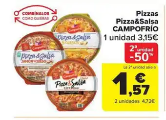 Carrefour Market CAMPOFRÍO Pizzas Pizza & Salsa oferta