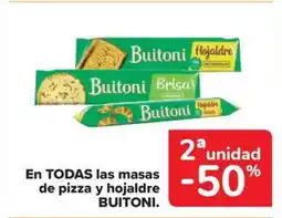 Carrefour Market BUITONI En todas las masas de pizza y hojaldre oferta
