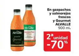 Carrefour Market ALVALLE En gazpachos y salmorejos frescos y Gourmet oferta