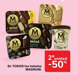 Carrefour Market MAGNUM En todos los helados oferta