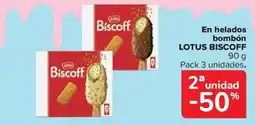 Carrefour Market LOTUS BISCOFF En helados bombón oferta
