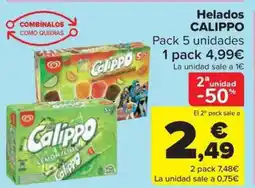 Carrefour Market CALIPPO Helados oferta