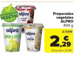 Carrefour Market ALPRO Preparados vegetales oferta
