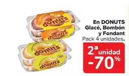 Carrefour Market DONUTS En Glacé, Bombón y Fondant oferta