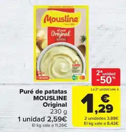 Carrefour Market MOUSLINE Puré de patatas Original oferta