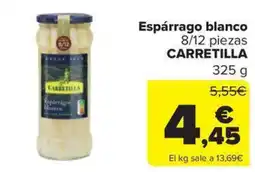 Carrefour Market CARRETILLA Espárrago blanco oferta