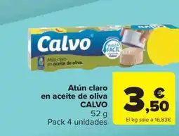 Carrefour Market CALVO Atún claro en aceite de oliva oferta