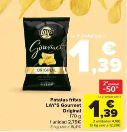 Carrefour Market Patatas fritas LAY'S Gourmet Original oferta