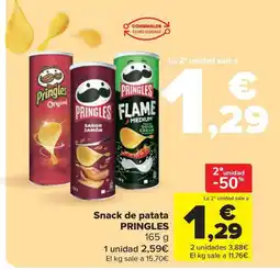 Carrefour Market PRINGLES Snack de patata oferta
