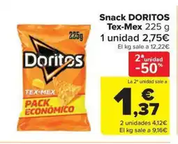 Carrefour Market DORITOS Snack Tex-Mex oferta