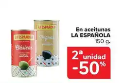 Carrefour Market LA ESPAÑOLA En aceitunas oferta