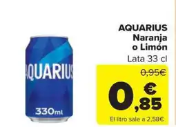 Carrefour Market AQUARIUS Naranja o Limón oferta