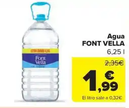 Carrefour Market FONT VELLA Agua oferta