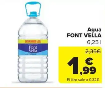 Carrefour Market FONT VELLA Agua oferta