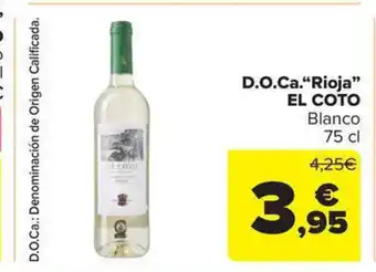 Carrefour Market EL COTO D.O. Rueda oferta