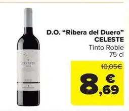 Carrefour Market CELESTE D.O Ribera del Duero oferta