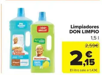 Carrefour Market DON LIMPIO Limpiadores oferta