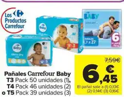 Carrefour Market Pañales Carrefour Baby oferta