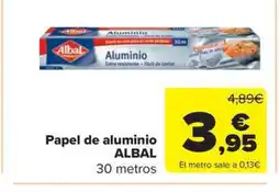 Carrefour Market ALBAL Papel de aluminio oferta