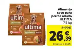 Carrefour Market ULTIMA Alimento seco para perros adulto oferta