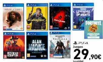 Carrefour Ps4 juegos oferta